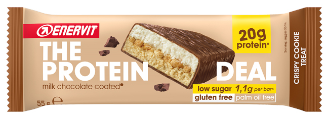 ENERVIT PROTEIN DEAL COOKIE 55 G - fitfarma.it