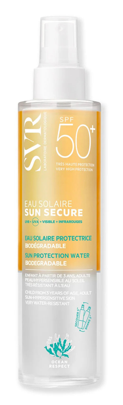 SUN SECURE EAU SOLAIRE SPF50 200 ML - fitfarma.it