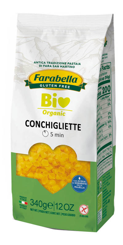 FARABELLA BIO CONCHIGLIETTE MAIS-RISO 340 G - fitfarma.it