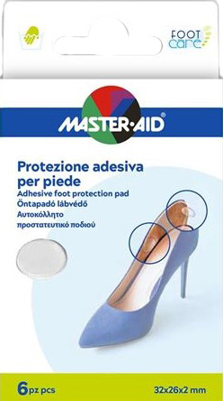 MASTER-AID FOOT CARE PROTEZIONE GEL ADESIVA 6 PEZZI - fitfarma.it