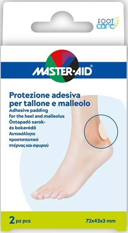 MASTER-AID FOOT CARE PROTEZIONE TALLONE/MALLEOLI 2 PEZZI - fitfarma.it