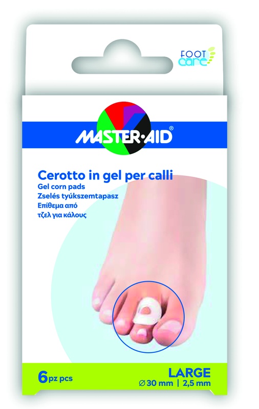 MASTER-AID FOOT CARE CEROTTO GEL CALLI TAGLIA L 6 PEZZI - fitfarma.it