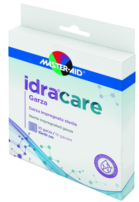 MASTER-AID IDRACARE GARZA IMPREGNATA 10X10 CM 10 PEZZI - fitfarma.it