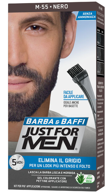 JUST FOR MEN BARBA & BAFFI M55 NERO 51 G - fitfarma.it