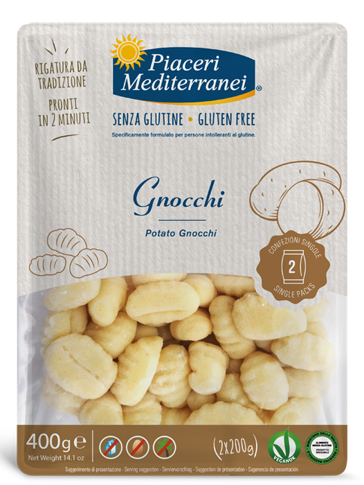 PIACERI MEDITERRANEI GNOCCHI 400 G - fitfarma.it