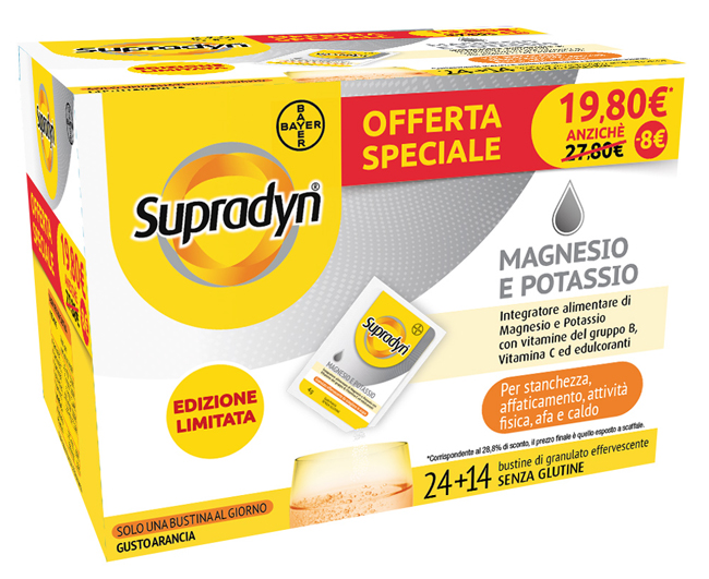 SUPRADYN MAGNESIO E POTASSIO LIMITED EDITION 14 + 24 BUSTINE - fitfarma.it