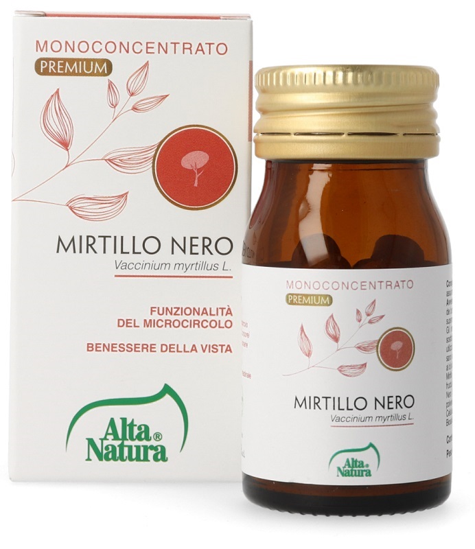 MIRTILLO NERO  60 COMPRESSE 450MG TERRANATA - fitfarma.it
