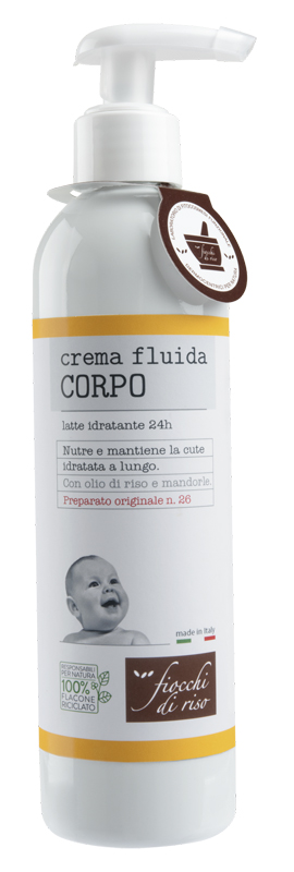 FIOCCHI DI RISO CREMA FLUIDA CORPO IDRATANTE 240 ML - fitfarma.it