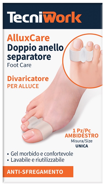 ALLUX CARE SEPARATORE E DIVARICATORE PER ALLUCE A DOPPIO ANELLO - fitfarma.it