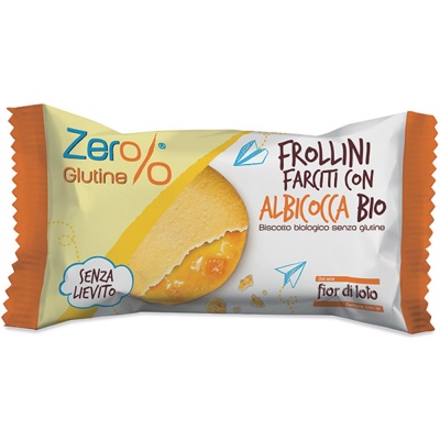 ZER%GLUTINE FROLLINI FARCITI CON ALBICOCCA 70 G - fitfarma.it