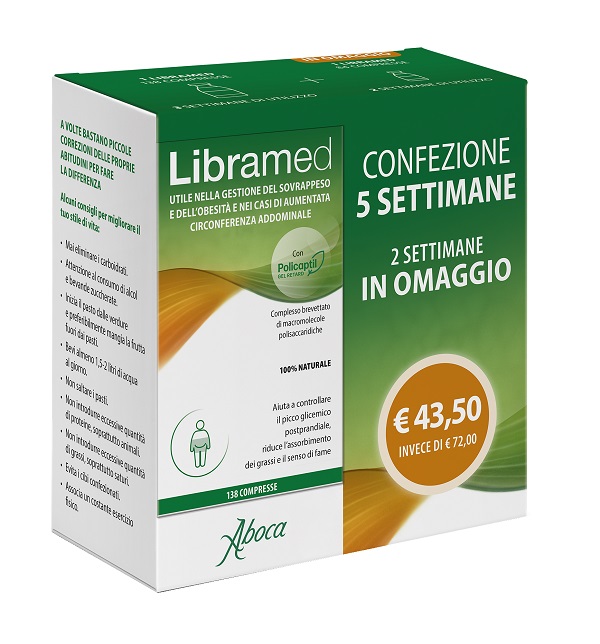 LIBRAMED TRATTAMENTO 5 SETTIMANE 138 + 84 COMPRESSE - fitfarma.it