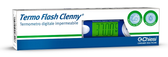 TERMOMETRO CLENNY TERMO FLASH PREDITTIVO 10 SECONDI WATERPROOF - fitfarma.it