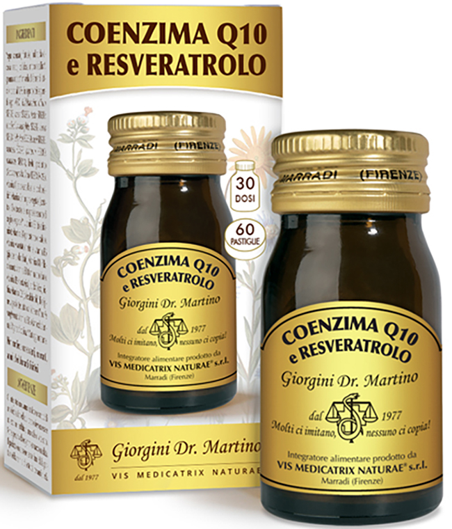 COENZIMA Q10+RESVERATROLO 60 PASTIGLIE DA 500 MG - fitfarma.it