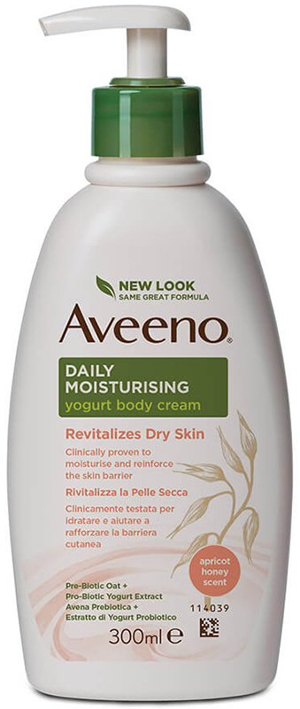 AVEENO CREMA CORPO YOGURT ALBICOCCA&MIELE 300 ML - fitfarma.it