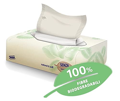 TEMPO BOX FAZZOLETTI NATURAL&SOFT 70 PEZZI - fitfarma.it