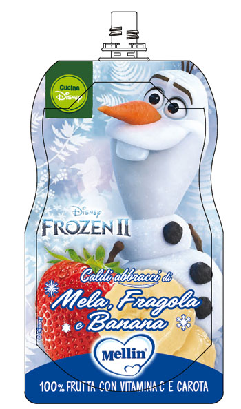 POUCH DISNEY FROZEN MELA FRAGOLA BANANA 110 G - fitfarma.it