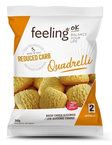 FEELING OK QUADRELLI COCCO OPTIMIZE 50 G - fitfarma.it