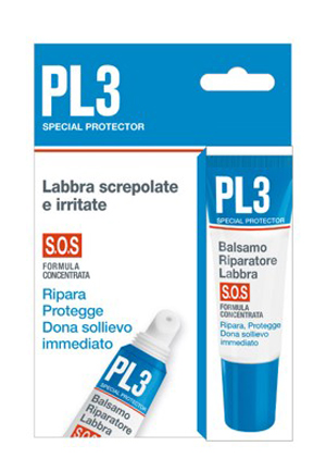 PL3 BALSAMO RIPARATORE LABBRA SOS CON ASTUCCIO 7,5 ML - fitfarma.it