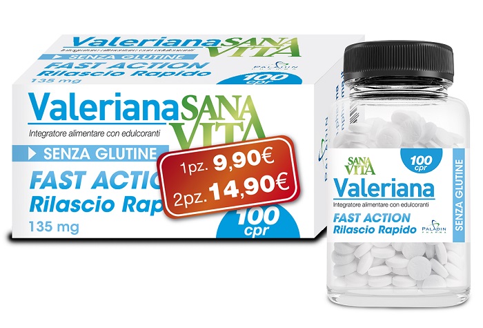SANAVITA VALERIANA 100 COMPRESSE - fitfarma.it