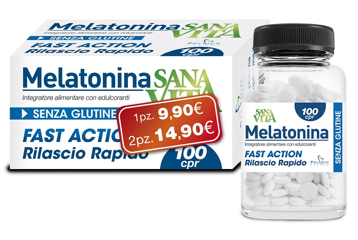 SANAVITA MELATONINA 100 COMPRESSE - fitfarma.it