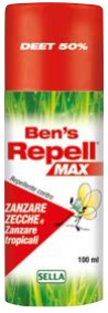 BEN'S REPELLENTE BIOCIDA 50% 100 ML - fitfarma.it