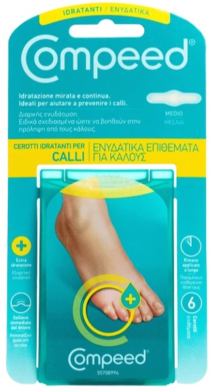COMPEED CEROTTI PER CALLI IDRATANTI 6 PEZZI - fitfarma.it