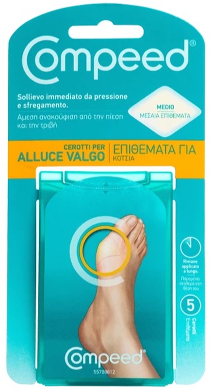 COMPEED CEROTTI PER ALLUCE VALGO 5 PEZZI - fitfarma.it