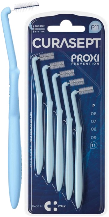 CURASEPT PROXI ANGLE P11 AZZURRO/LIGHT BLUE - fitfarma.it