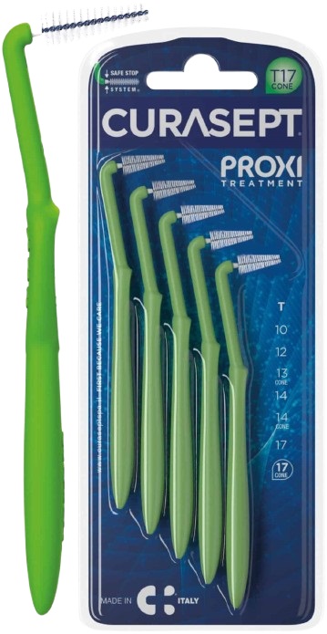CURASEPT PROXI ANGLE T17 CONE VERDE/GREEN - fitfarma.it
