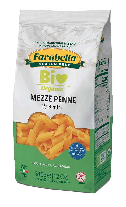 FARABELLA BIO MEZZE PENNE MAIS RISO 340 G - fitfarma.it