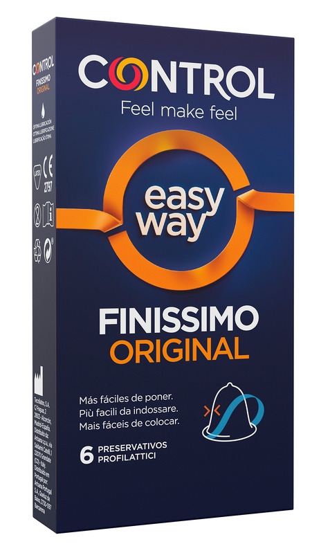 PROFILATTICO CONTROL FINISSIMO ORIGINAL EASY WAY 6 PEZZI - fitfarma.it