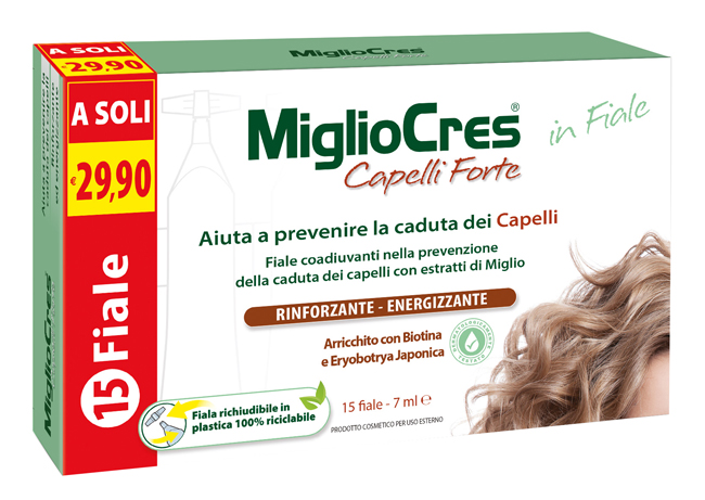 MIGLIOCRES FORTE 15 FIALE TRATTAMENTO DERMOCOSMETICO - fitfarma.it