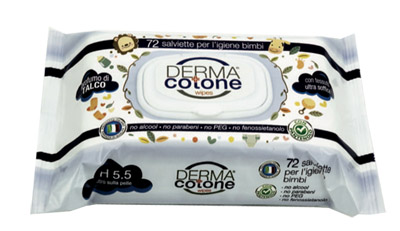 DERMACOTONE SALVIETTINE TALCO 72 PEZZI - fitfarma.it