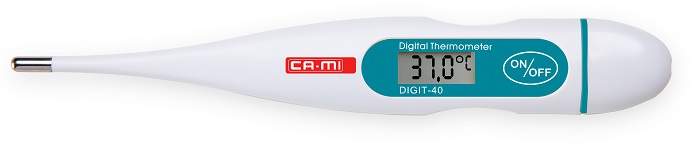 TERMOMETRO DIGITALE DIGIT 40 A 40 SECONDI CON PUNTA RIGIDA - fitfarma.it