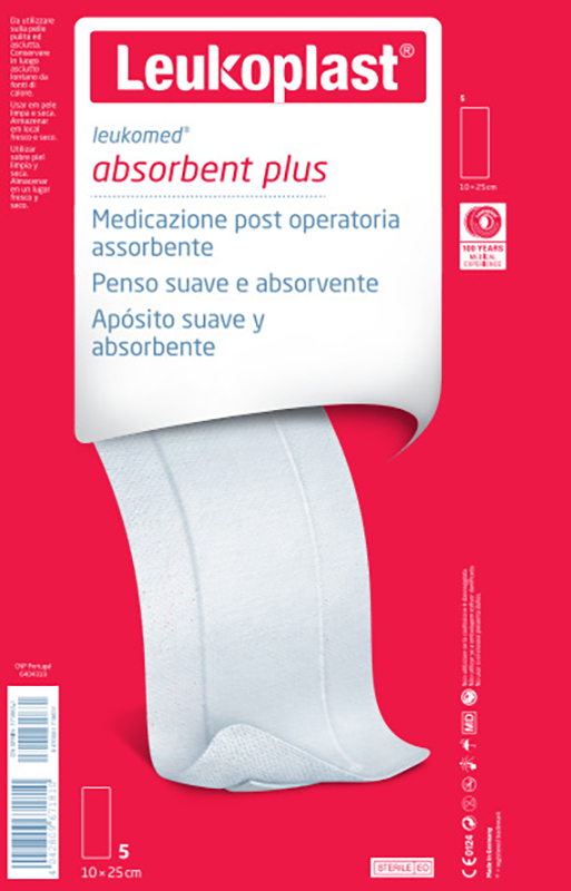 LEUKOMED MEDICAZIONE POST-OPERATORIA IN TESSUTO NON TESSUTO 10 X 25 CM - fitfarma.it
