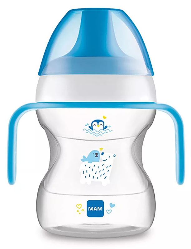MAM LEARN TO DRINK CUP 190 ML 6+ BECCUCCIO RIGIDO MASCHIO - fitfarma.it