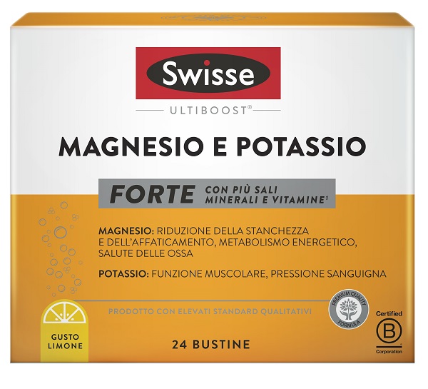 SWISSE MAGNESIO POTASSIO FORTE 24 BUSTINE - fitfarma.it
