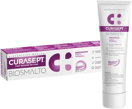 CURASEPT BIOSMALTO DENTIFRICIO DENTI SENSIBILI 75 ML - fitfarma.it