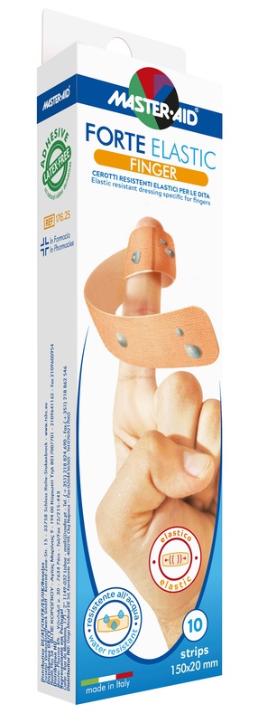 CEROTTO MASTER-AID ELASTIC FINGER 10 PEZZI - fitfarma.it
