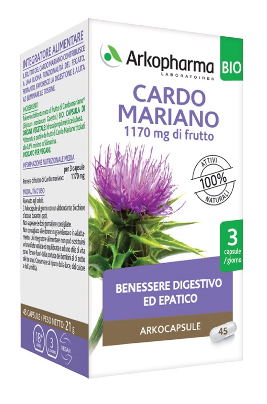 ARKO CAPSULE CARDO MARIANO 45 CAPSULE BIO - fitfarma.it