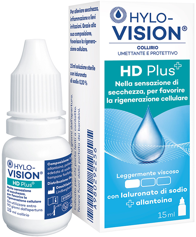 HYLOVISION HD PLUS COLLIRIO UMETTANTE E PROTETTIVO 15 ML - fitfarma.it