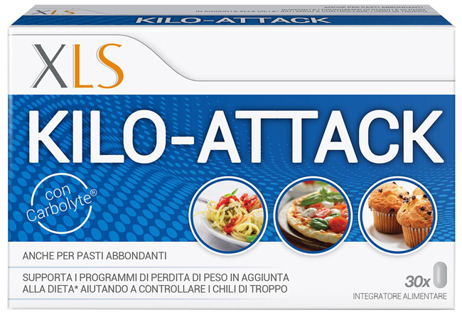 XLS KILO ATTACK 30 COMPRESSE - fitfarma.it