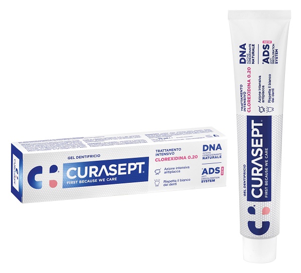 CURASEPT DENTIFRICIO 0,20 75 ML ADS+DNA - fitfarma.it