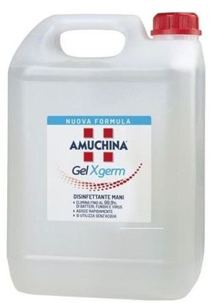 AMUCHINA GEL X-GERM DISINFETTANTE MANI 5 LITRI - fitfarma.it