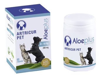 ALOEPLUS ARTRICUR PET CANI/GATTI 0-11 KG 12 G 60 CAPSULE - fitfarma.it