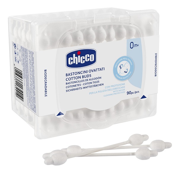 CHICCO BASTONCINI COTONATI 90 PEZZI - fitfarma.it