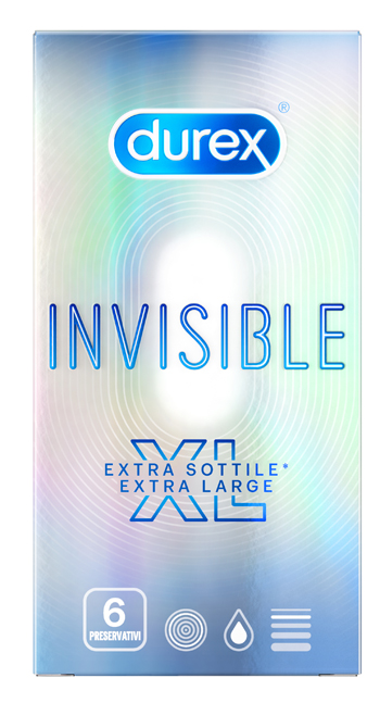 PROFILATTICO DUREX INVISIBLE XL 6 PEZZI - fitfarma.it