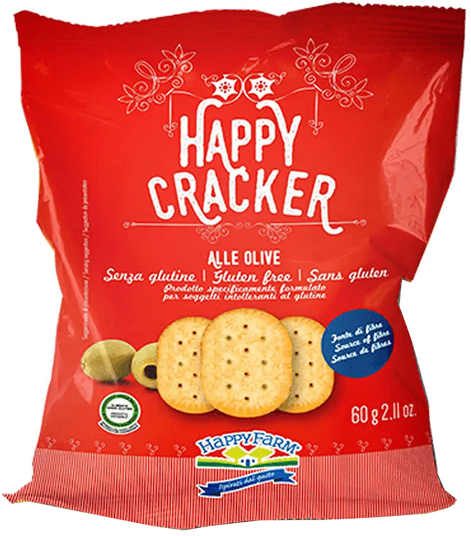 HAPPY FARM CRACKER OLIVE 60 G - fitfarma.it