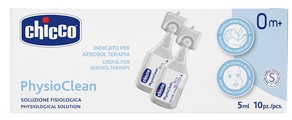 CHICCO SOLUZIONE PHYSIOCLEAN 5 ML 10 PEZZI - fitfarma.it