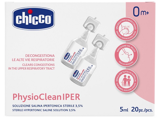CHICCO SOLUZIONE HYPERTONIC 5 ML 20 PEZZI - fitfarma.it
